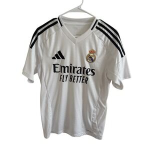 Adidas Real Madrid FC Soccer Jersey | Size Small | White |‎ Climacool